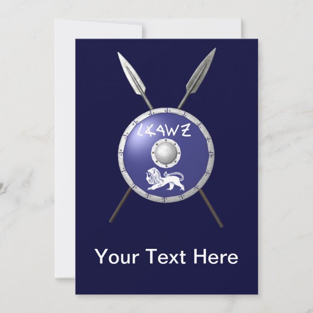 Bouclier Maccabee Et Paroles (Devant)