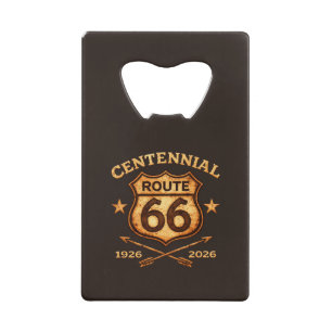 Bouclier Route 66 Centenaire 1926-2026