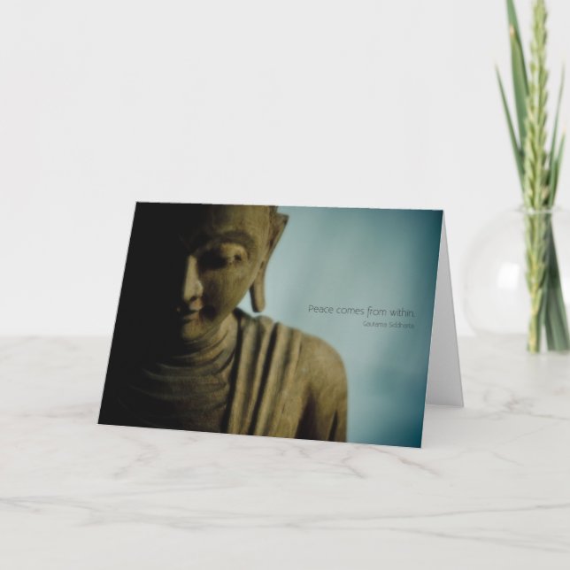 Bouddha ・ Carte Inspiration (Devant)