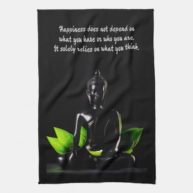 Bouddha Citation 4 serviette de bain (Vertical)