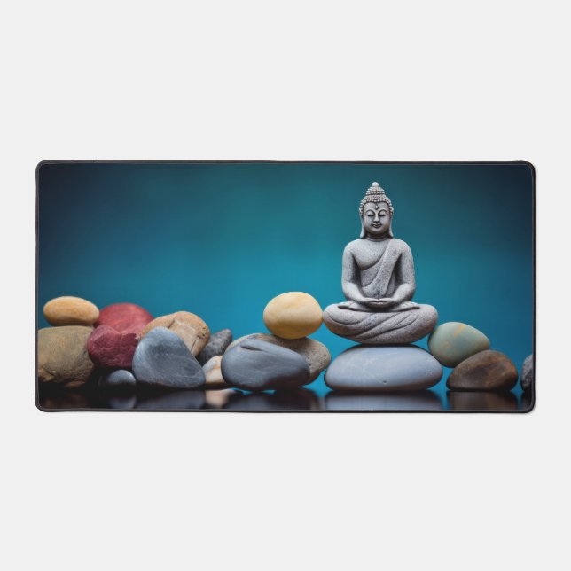 Bouddha de galets nature paisible (Recto)