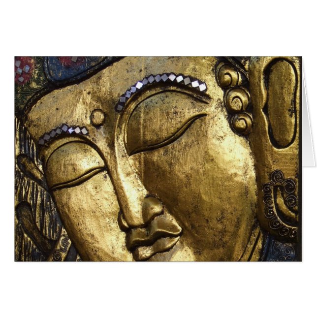 Bouddha Dormir Méditant Les Yeux De Prière Fermé (Devant horizontal)