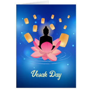 Bouddha du jour de Vesak sur Lotus Lantern Vaisakh