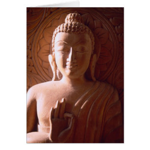 Bouddha en bois d'Inde