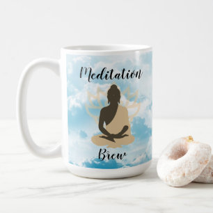 Bouddha Méditation Mug dans les nuages Méditerrané