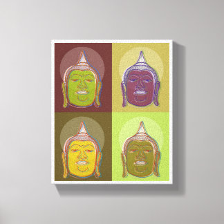 Bouddha Pop Art Retro Moderne Design Toile Envelop