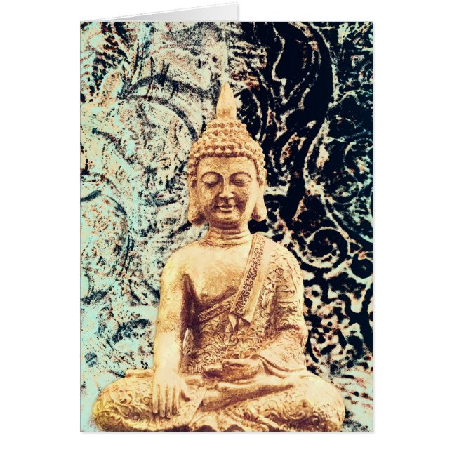 Bouddha terrestre Élégant Zen Éveil Merci (Devant)