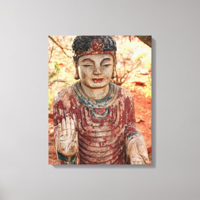 bouddha tibétain toile enveloppée (Recto)
