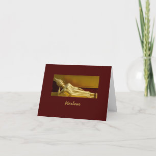Bouddha Zen Gold et rouge foncé