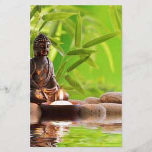 bouddha zen jardin de sérénité