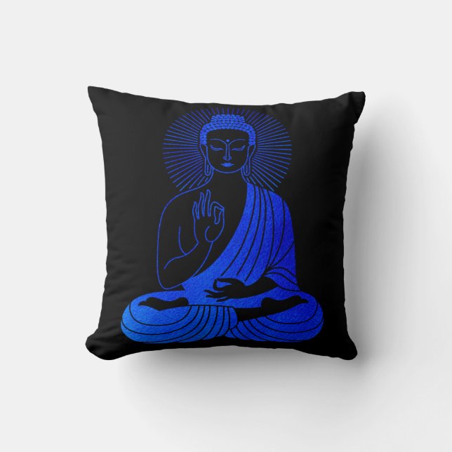 BouddhaToday V5 Coussin de Paix #1 - Bouddha de Mi (Recto)