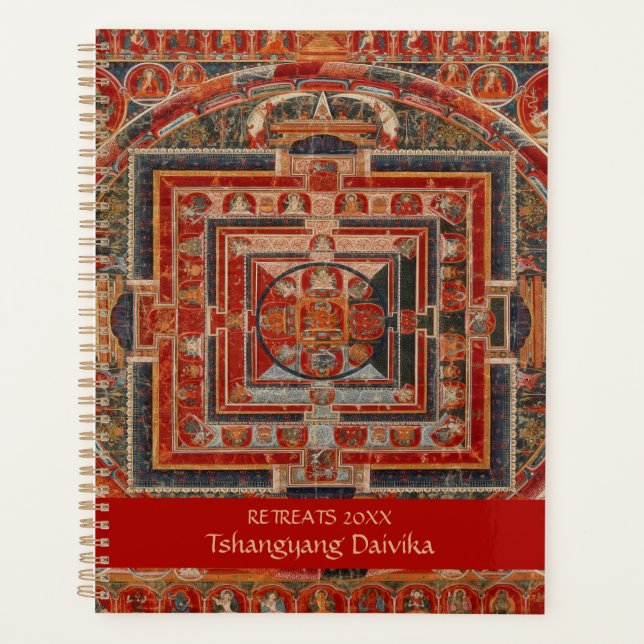 Bouddhisme tibétain Mandala des formes de Manjushr (Devant)