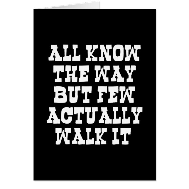 Bouddhisme zen Western Style carte de voeux (Devant)