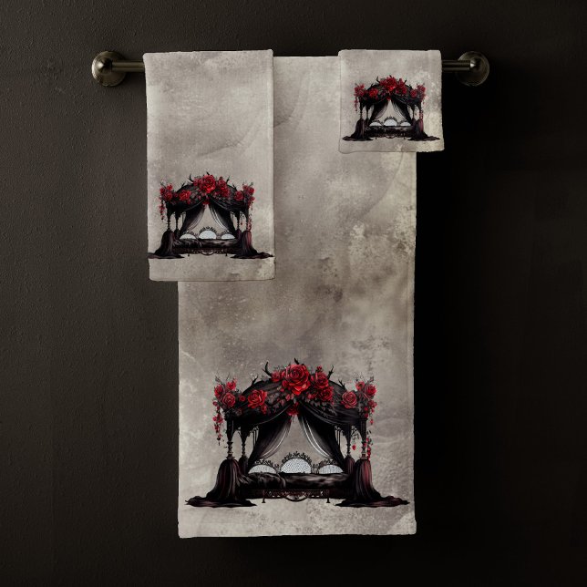 Boudoir | Canopy Scarf Old Victore Poster Lit (Créateur téléchargé)