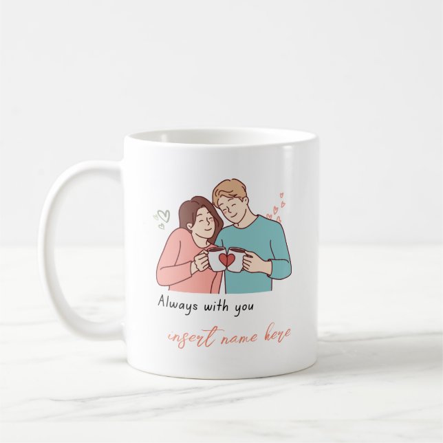 Boug de Wifey et Hubby, Mug de couple (Gauche)
