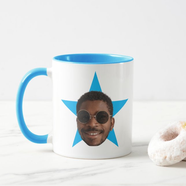 Boug d'étoile de bureau, Mug d'émission de télévis (Avec donut)