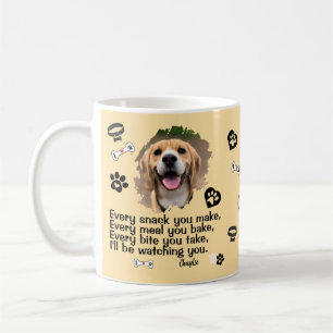 Boug photo visage chien personnalisé - Mug drôle