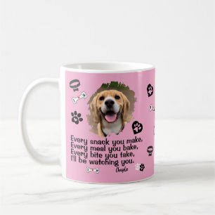 Boug photo visage chien personnalisé - Mug drôle