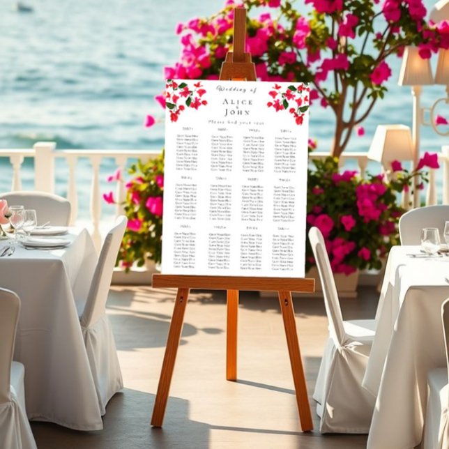 Bougainvillea Mariage Poster (Créateur téléchargé)