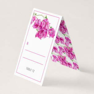 Bougainvillea rose mariages invités cartes de tent