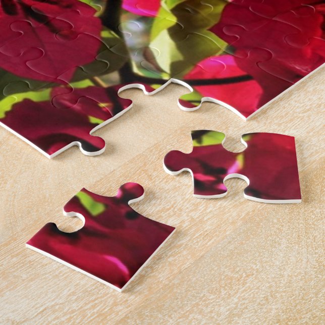 Bougainvillea Tropical Garden Flower Puzzle (Côté)
