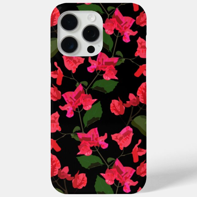 Bougainvilliers de couleurs vives iPhone / coque i (Verso)