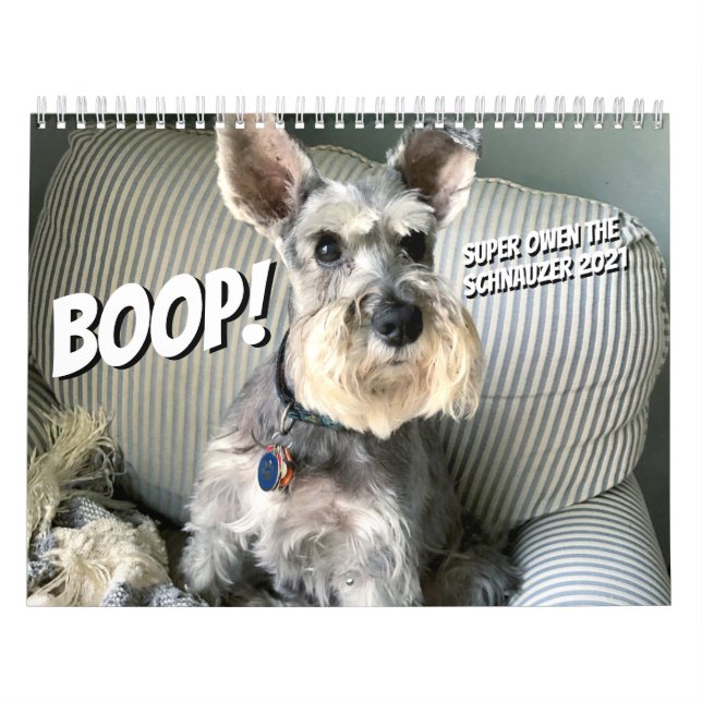 Bougez ! Super Owen le calendrier Schnauzer 2021 (Protection)