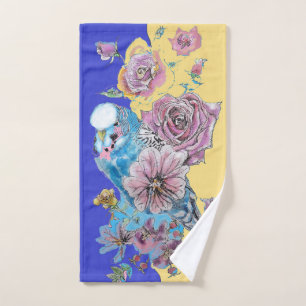 Bougie Bleue Budgie Budgies Cute Bleu Jaune Servie