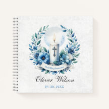 Bougie Communion First Holly Communion Livre d'inv