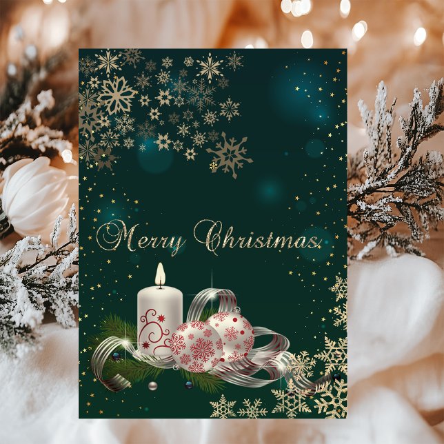 Bougie de Noël, Pneus de neige, Noël vert (Créateur téléchargé)