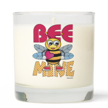 Bougie de pot parfumée de la mine d'abeilles