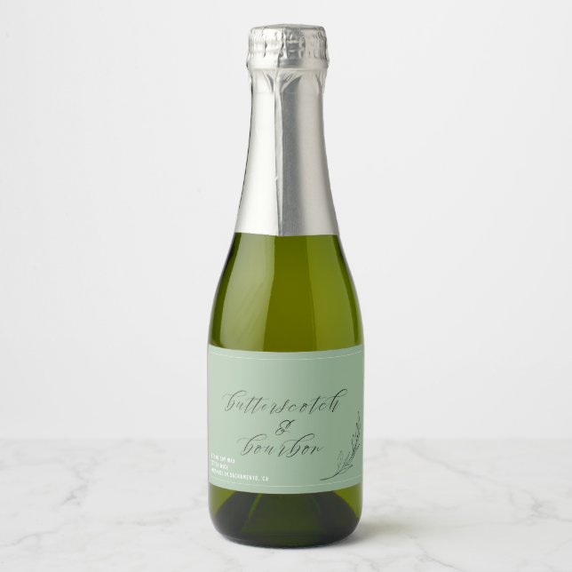 Bougie de vin Étiquette (Devant)