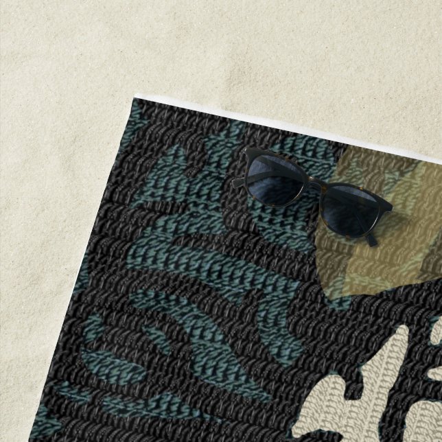 bougie défile serviette de yoga (En situation)