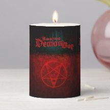 Bougie Extraordinaire Demon Boy 3 Pentagram Pilier