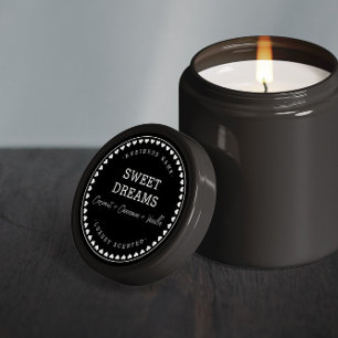 Bougie Jam Stickers Design Étiquette de produi