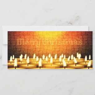 Bougies brûlantes - Joyeux Noël