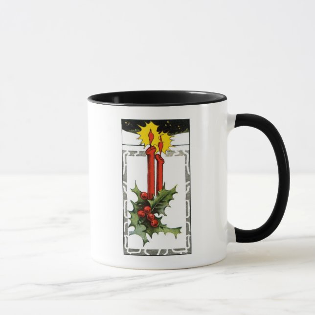 Bougies de Noël Mug (Droite)