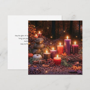 Bougies de Samhain jolies à l'extérieur
