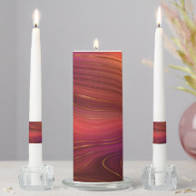 Bougies en marbre bleu vert gris violet rose