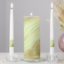 Bougies en marbre bleu vert gris violet rose