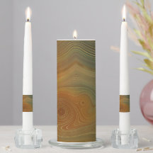 Bougies en marbre bleu vert gris violet rose