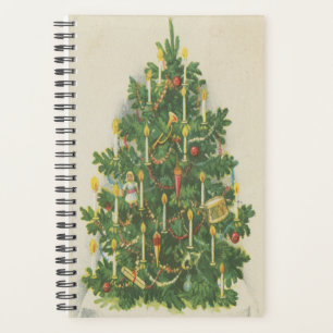 Bougies vintages d'arbre de Noël victorien