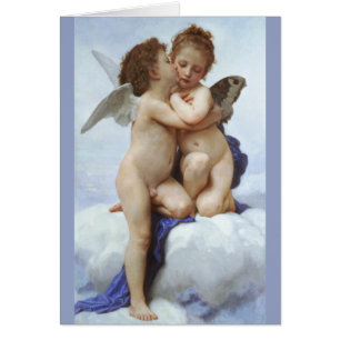 Bouguereau Premier baiser Amor Psyche children CC0