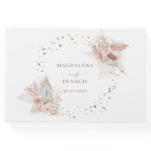 bouho fleurs design mariage livre d'or