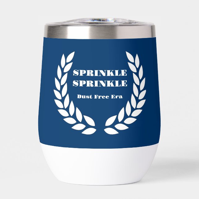 Boujee Blues Tumbler à vin thermique (Avant)