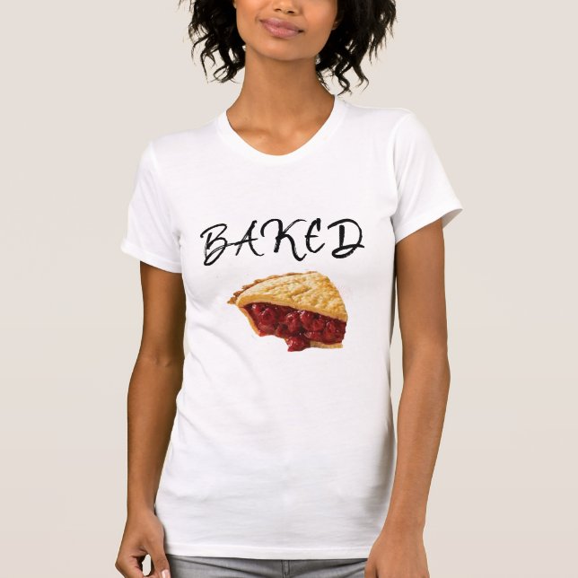 boulanger cuit au four de conception de T-shirt de (Devant)