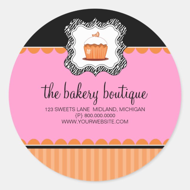 Boulangerie Boutique Stickers Affaires (Devant)