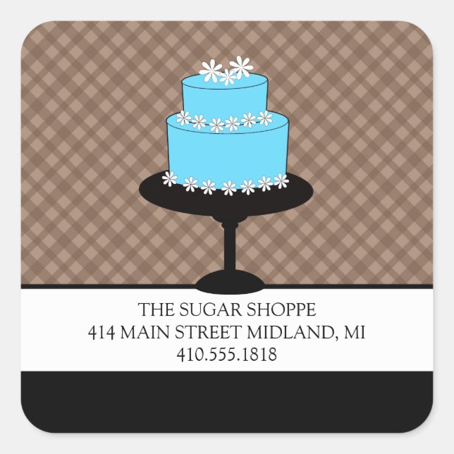 Boulangerie Boutique Style Produit Stickers Étique (Devant)