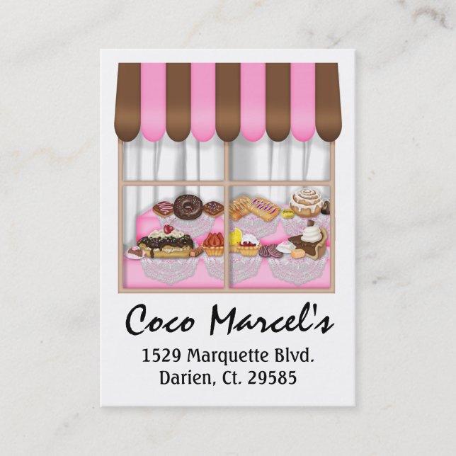 Boulangerie / Carte de visite de cuisine ... par S (Devant)