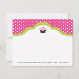 Boulangerie   Cartes pour notes Cupcake